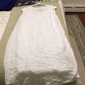 Dress white cotton